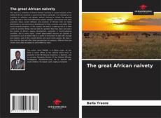 Capa do livro de The great African naivety 