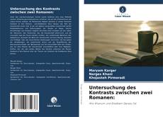 Copertina di Untersuchung des Kontrasts zwischen zwei Romanen: