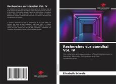 Bookcover of Recherches sur stendhal Vol. IV