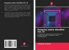 Portada del libro de Pesquisa sobre stendhal Vol. IV