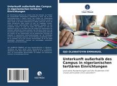 Portada del libro de Unterkunft außerhalb des Campus in nigerianischen tertiären Einrichtungen