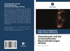 Capa do livro de Umweltrecht und die wirtschaftlichen Herausforderungen Afrikas 