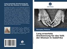 Capa do livro de Lang erwartete Anerkennung für das Volk der Khoisan in Südafrika 