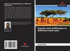 Buchcover von Erosion and infiltration in different land uses