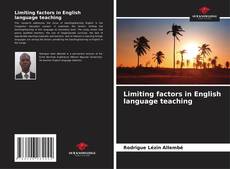 Buchcover von Limiting factors in English language teaching
