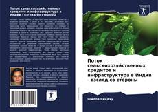 Buchcover von Поток сельскохозяйственных кредитов и инфраструктура в Индии - взгляд со стороны