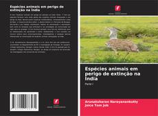 Espécies animais em perigo de extinção na Índia kitap kapağı