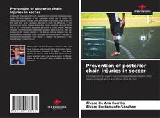 Portada del libro de Prevention of posterior chain injuries in soccer