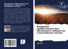 Capa do livro de Внедрение профессионального обучающего сообщества в малазийских школах 