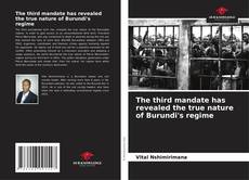 Capa do livro de The third mandate has revealed the true nature of Burundi's regime 