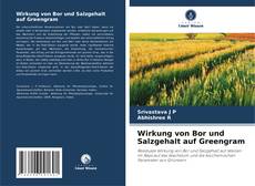 Wirkung von Bor und Salzgehalt auf Greengram的封面