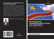 Buchcover von Reviewing the constitutionality of laws and regulations