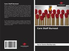 Portada del libro de Care Staff Burnout