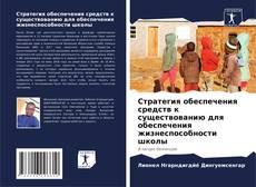 Portada del libro de Стратегия обеспечения средств к существованию для обеспечения жизнеспособности школы