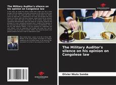 Buchcover von The Military Auditor's silence on his opinion on Congolese law
