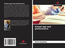 Capa do livro de School age and performance 