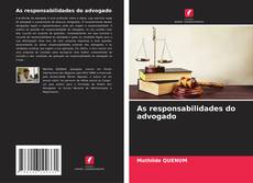 Buchcover von As responsabilidades do advogado