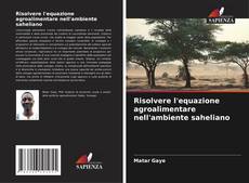 Bookcover of Risolvere l'equazione agroalimentare nell'ambiente saheliano