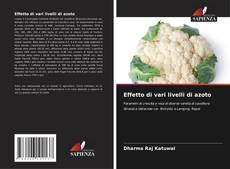 Effetto di vari livelli di azoto kitap kapağı