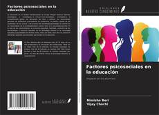 Factores psicosociales en la educación kitap kapağı