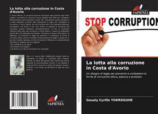 Capa do livro de La lotta alla corruzione in Costa d'Avorio 