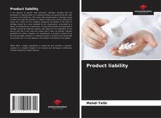 Capa do livro de Product liability 