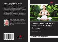 ADVAITA MEDITATION VII: The Self-Inquiry Method of Self-Knowledge kitap kapağı