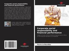 Borítókép a  Corporate social responsibility and financial performance - hoz