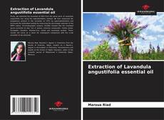 Bookcover of Extraction of Lavandula angustifolia essential oil