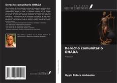 Buchcover von Derecho comunitario OHADA