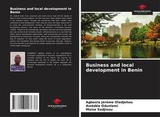 Business and local development in Benin kitap kapağı