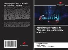 Attracting investors to Parakou: an exploratory analysis kitap kapağı