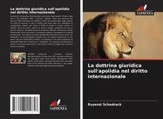 Portada del libro de La dottrina giuridica sull'apolidia nel diritto internazionale