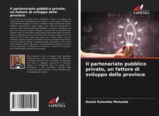 Il partenariato pubblico privato, un fattore di sviluppo delle province的封面