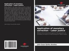 Bookcover of Application of monetary correction - Labor Justice
