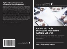 Buchcover von Aplicación de la corrección monetaria - Justicia Laboral