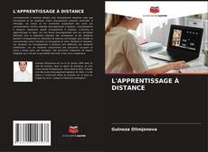 Bookcover of L'APPRENTISSAGE À DISTANCE