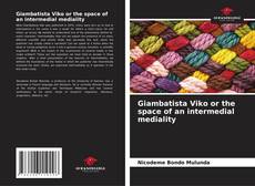 Capa do livro de Giambatista Viko or the space of an intermedial mediality 