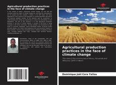 Buchcover von Agricultural production practices in the face of climate change
