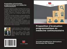 Proposition d'évaluation programmatique en médecine communautaire kitap kapağı