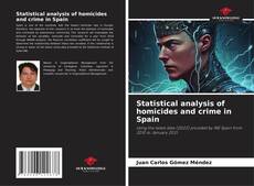 Statistical analysis of homicides and crime in Spain kitap kapağı