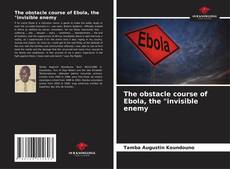 Capa do livro de The obstacle course of Ebola, the "invisible enemy 