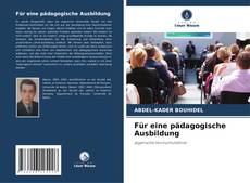 Copertina di Für eine pädagogische Ausbildung