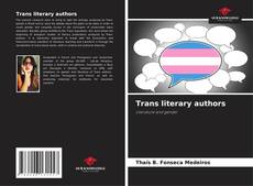 Trans literary authors kitap kapağı