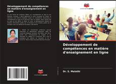 Développement de compétences en matière d'enseignement en ligne kitap kapağı