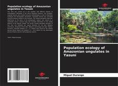 Portada del libro de Population ecology of Amazonian ungulates in Yasuní