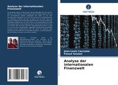 Buchcover von Analyse der internationalen Finanzwelt