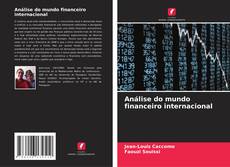 Capa do livro de Análise do mundo financeiro internacional 