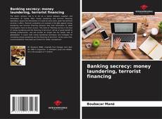 Portada del libro de Banking secrecy: money laundering, terrorist financing
