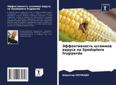 Capa do livro de Эффективность штаммов вируса на Spodoptera frugiperda 